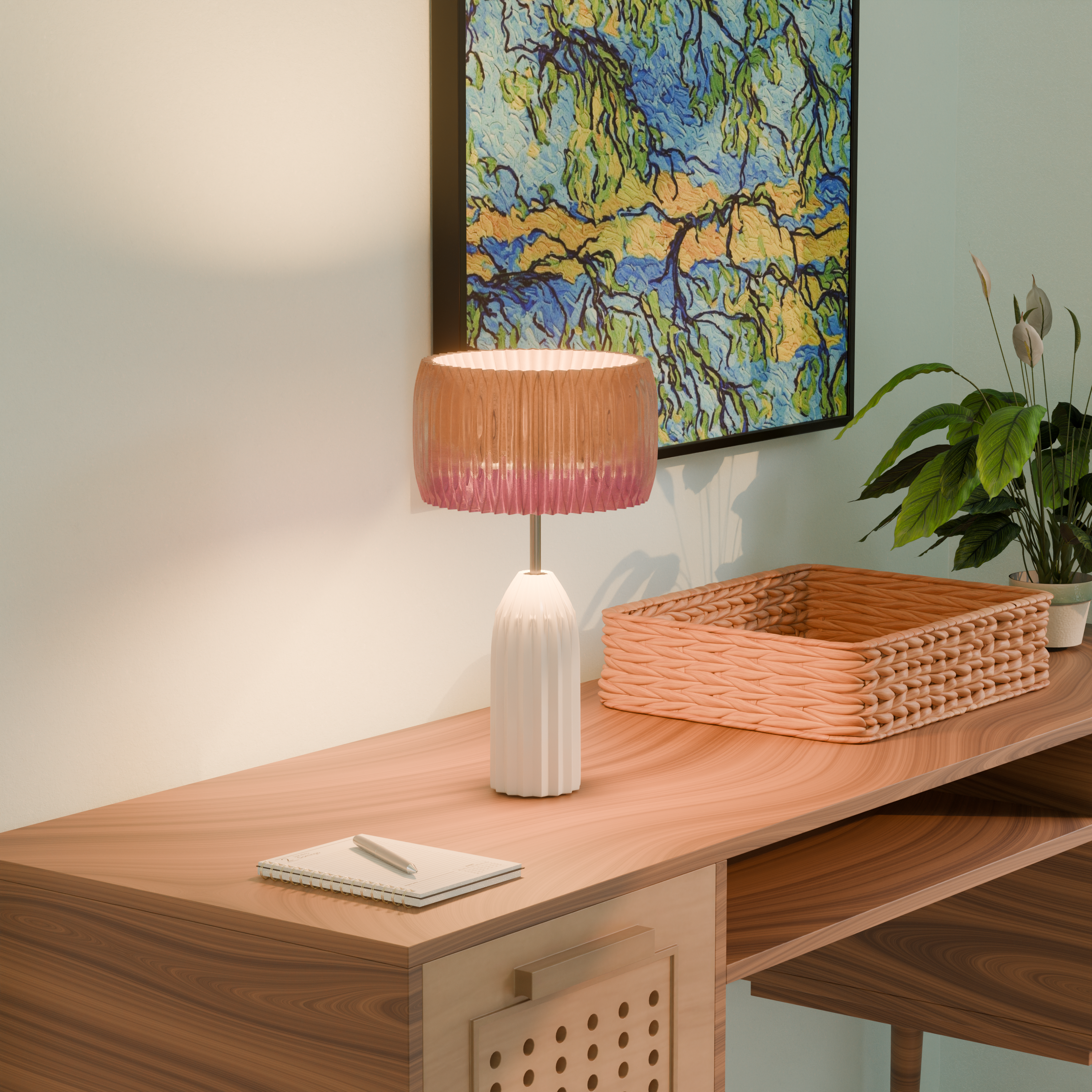 GLC lamp with ceramic base