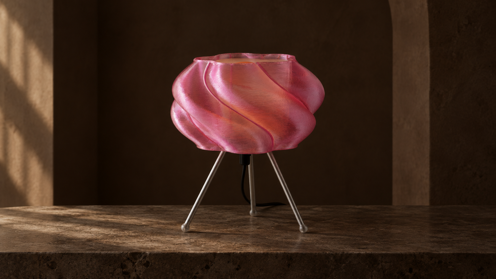 Elio table lamp in an ambient setting